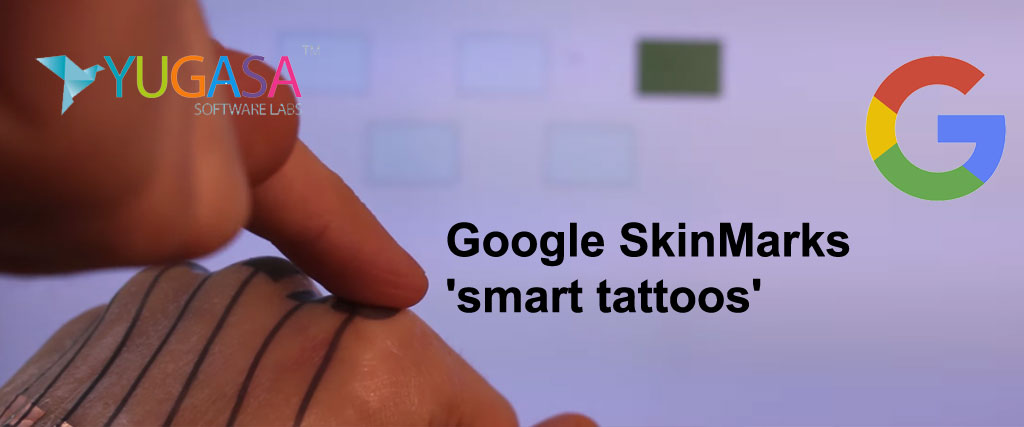 Google SkinMarks: Smart tattoos turning skin into a touchpad