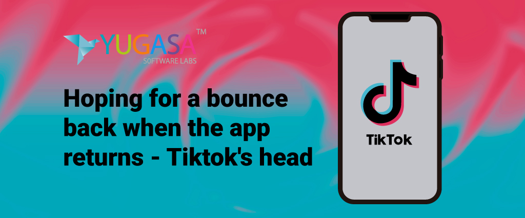 Hoping for a bounce-back when the app returns - Tiktok's head