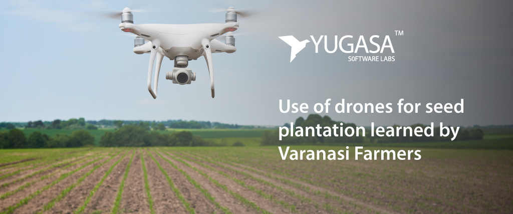 Use of drones for seed plantation learned by Varanasi Farmers!