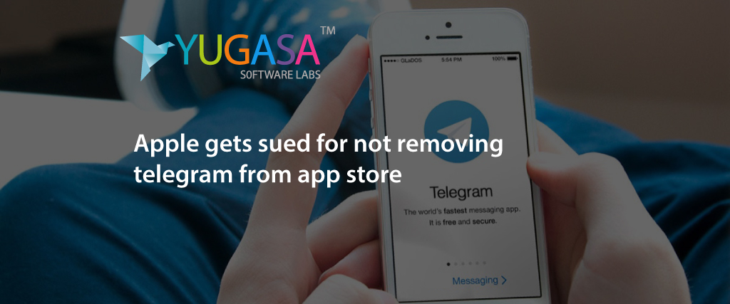 Apple gets sued for not removing telegram from the app store