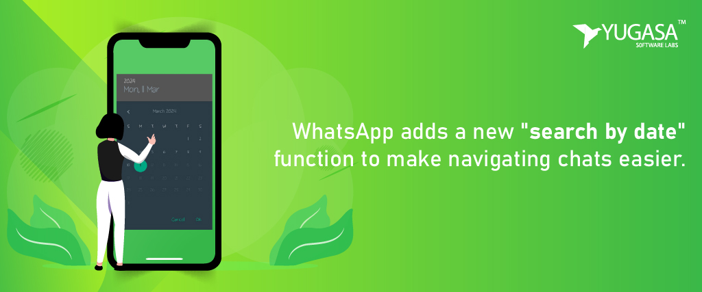 WhatsApp adds a new "search by date" function to make navigating chats easier.